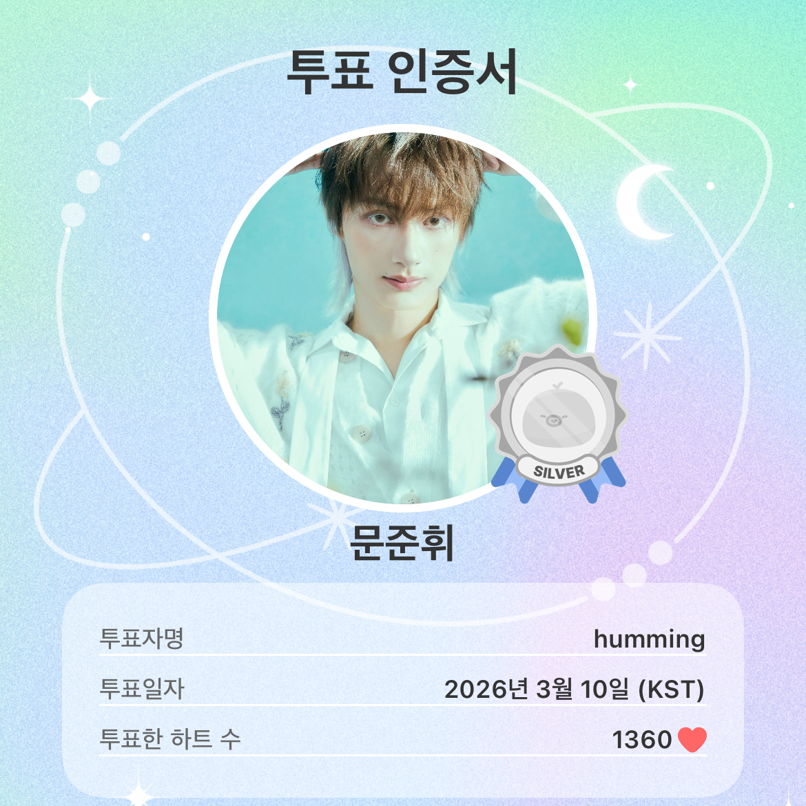 Latest photo of Wen Junhui