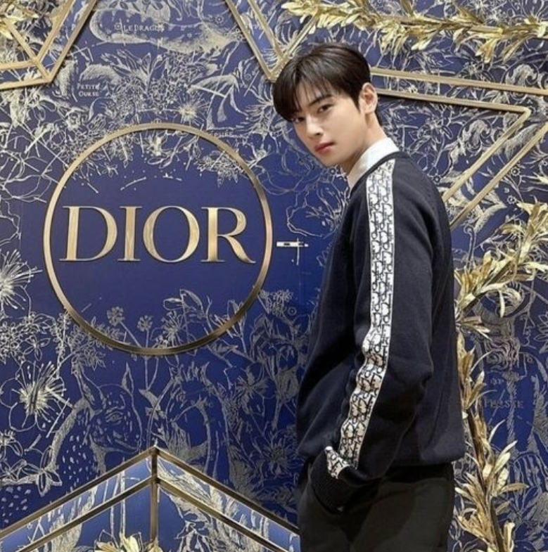 Behind-the-scenes cut of Cha Eunwoo