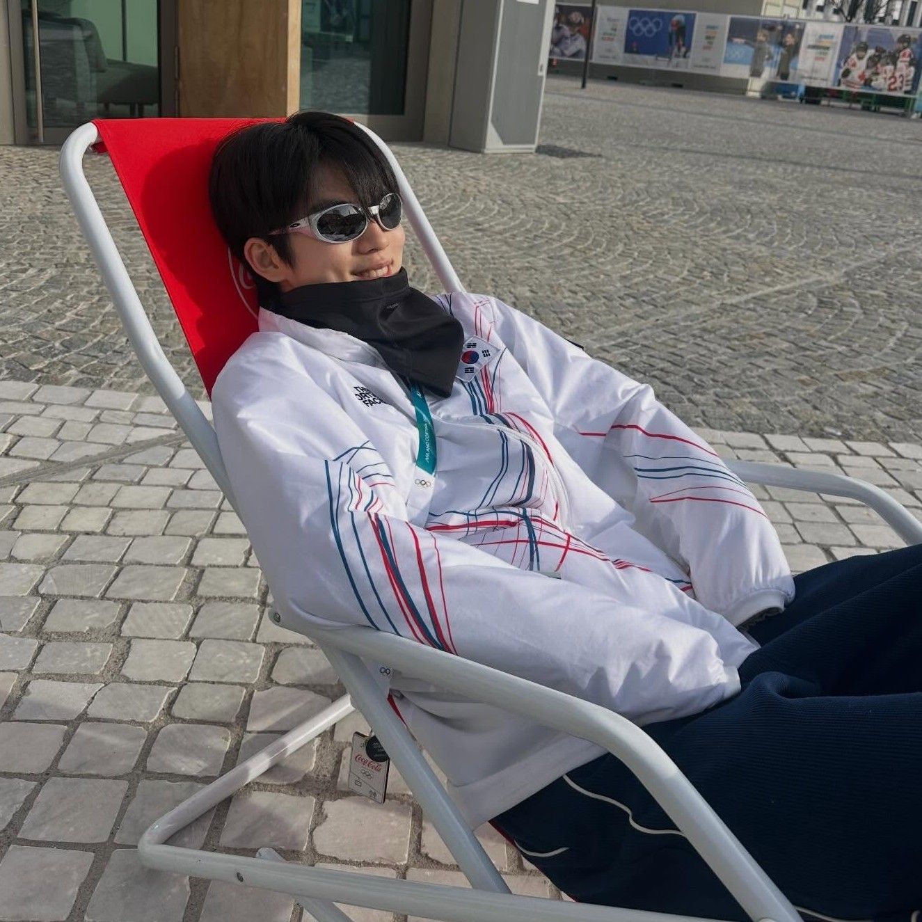 A moment captured by a fan of Cha Junhwan