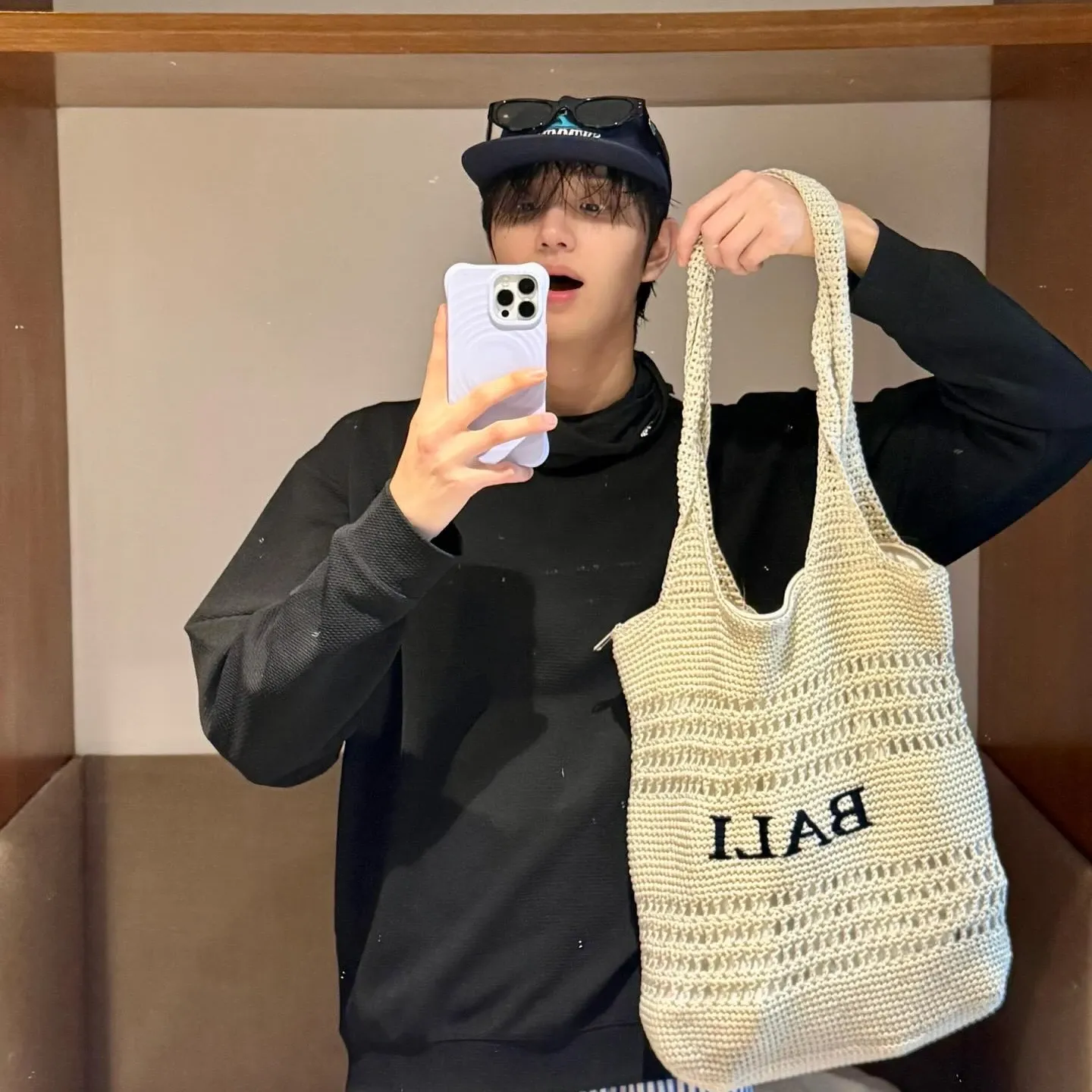 Recent activity shot of Kim Jaewon