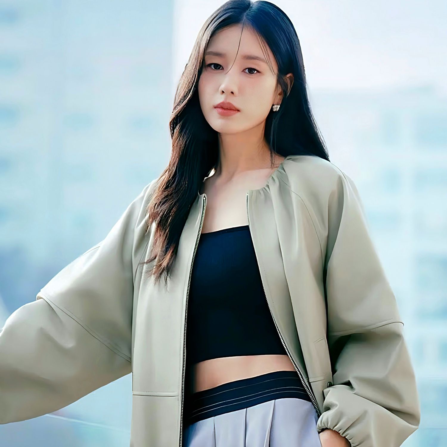 A moment captured by a fan of Ahn Eunjin