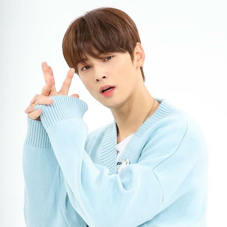 Behind-the-scenes cut of Cha Eunwoo