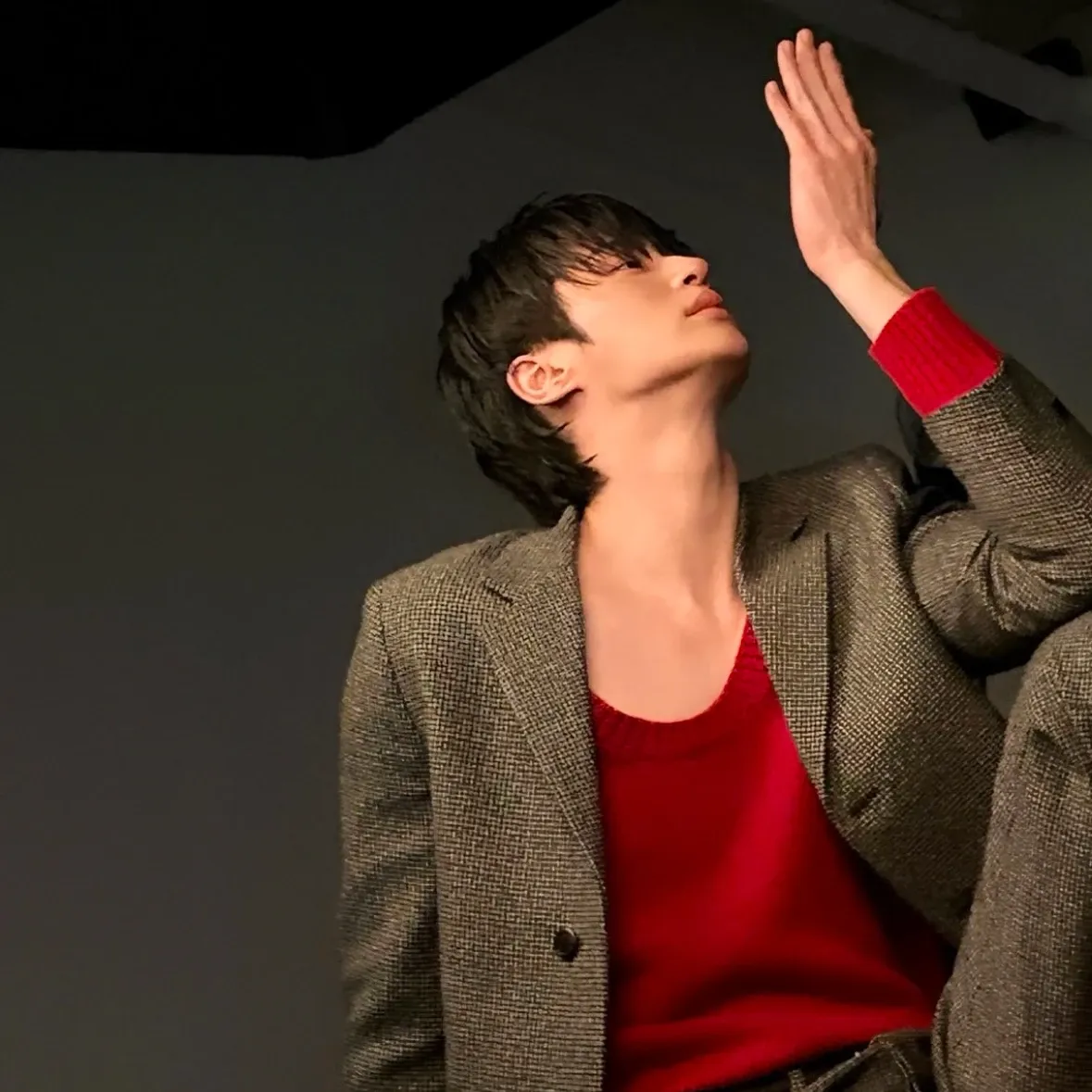 Recent activity shot of Byeon Wooseok