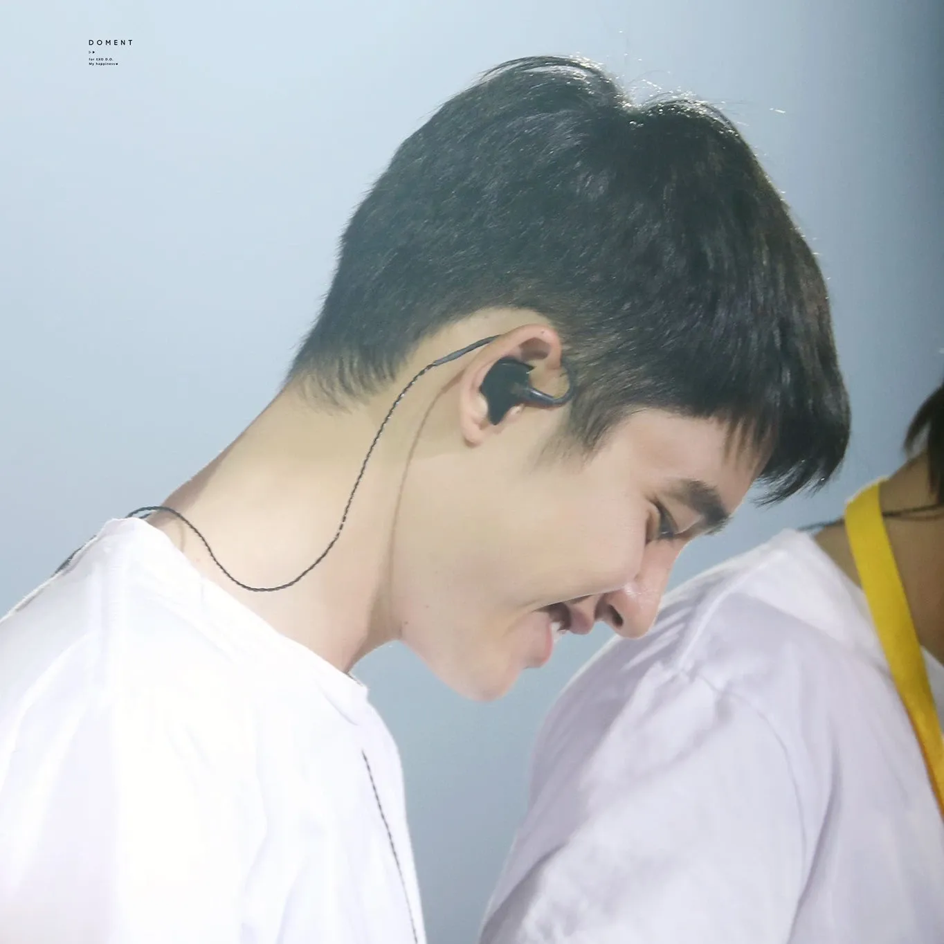 A moment captured by a fan of Doh Kyungsoo (D.O.)