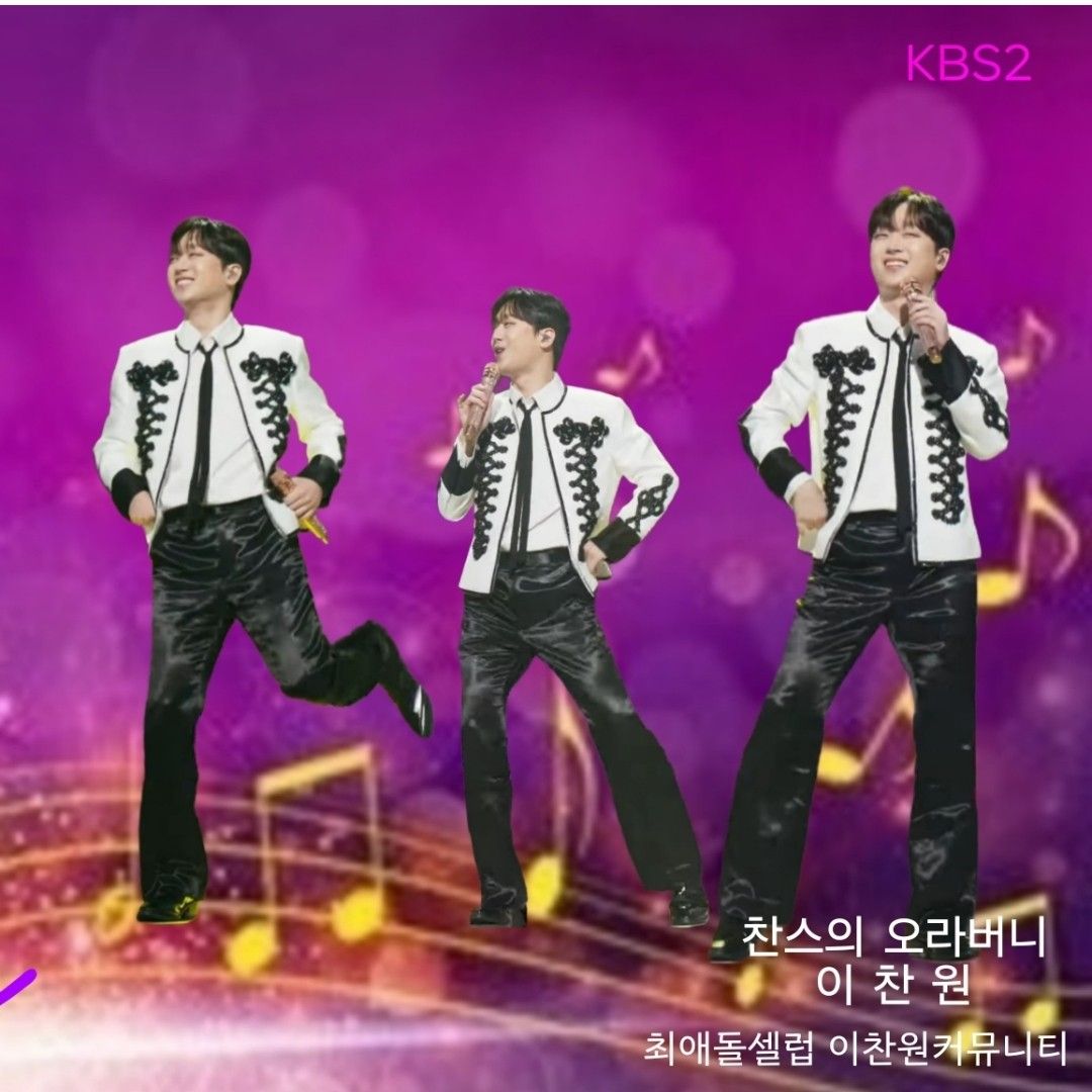 粉丝拍下的李灿元瞬间