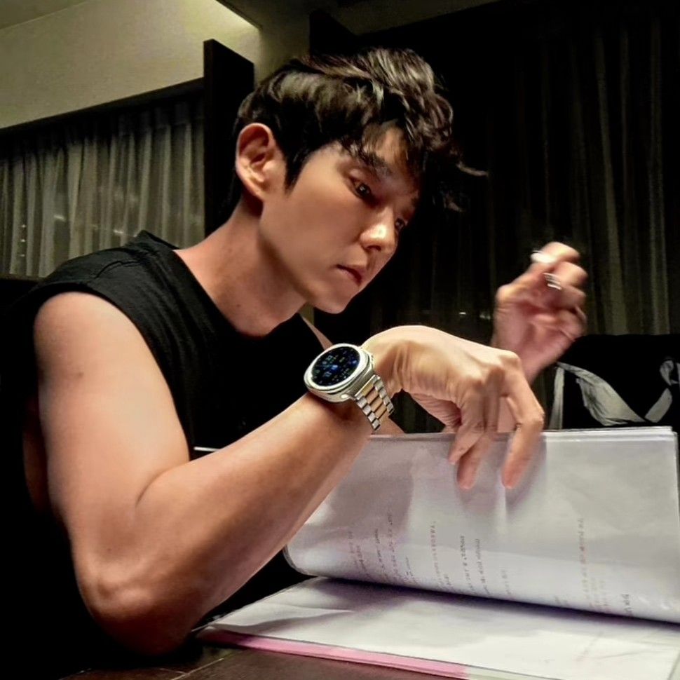 Recent activity shot of Lee Joongi