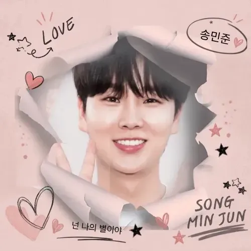 Behind-the-scenes cut of Song Minjun