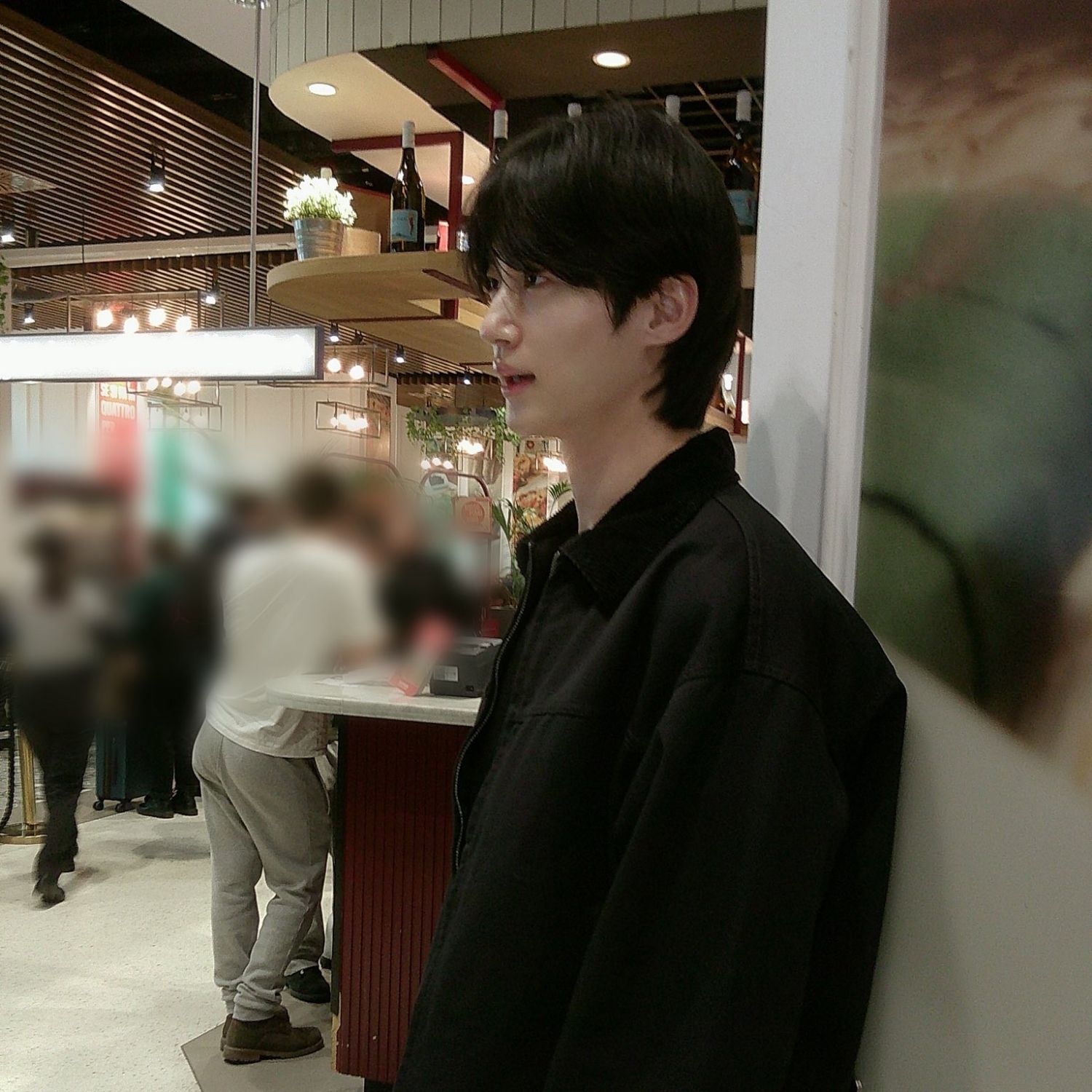 Recent activity shot of Byeon Wooseok