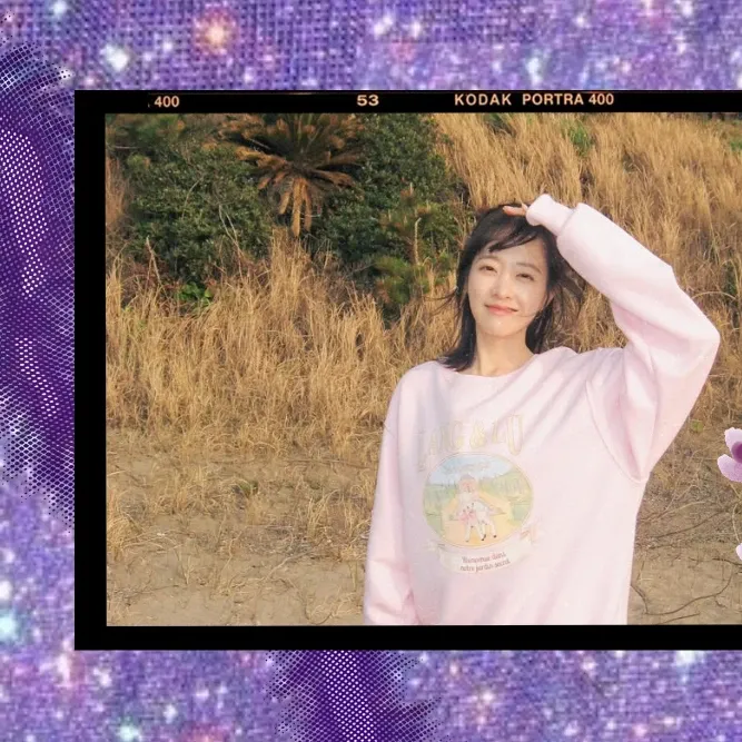 Behind-the-scenes cut of Park Boyoung