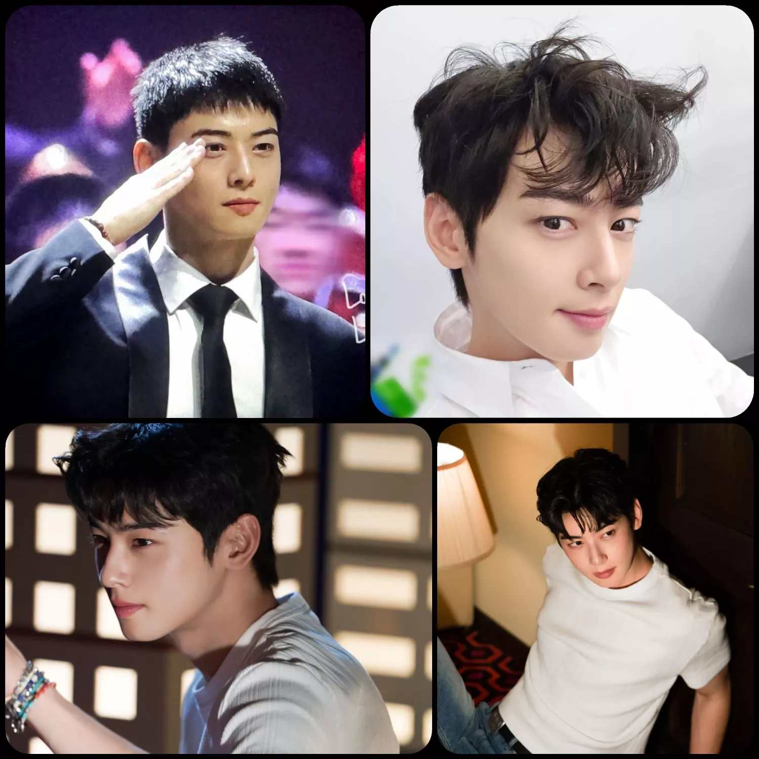 Behind-the-scenes cut of Cha Eunwoo