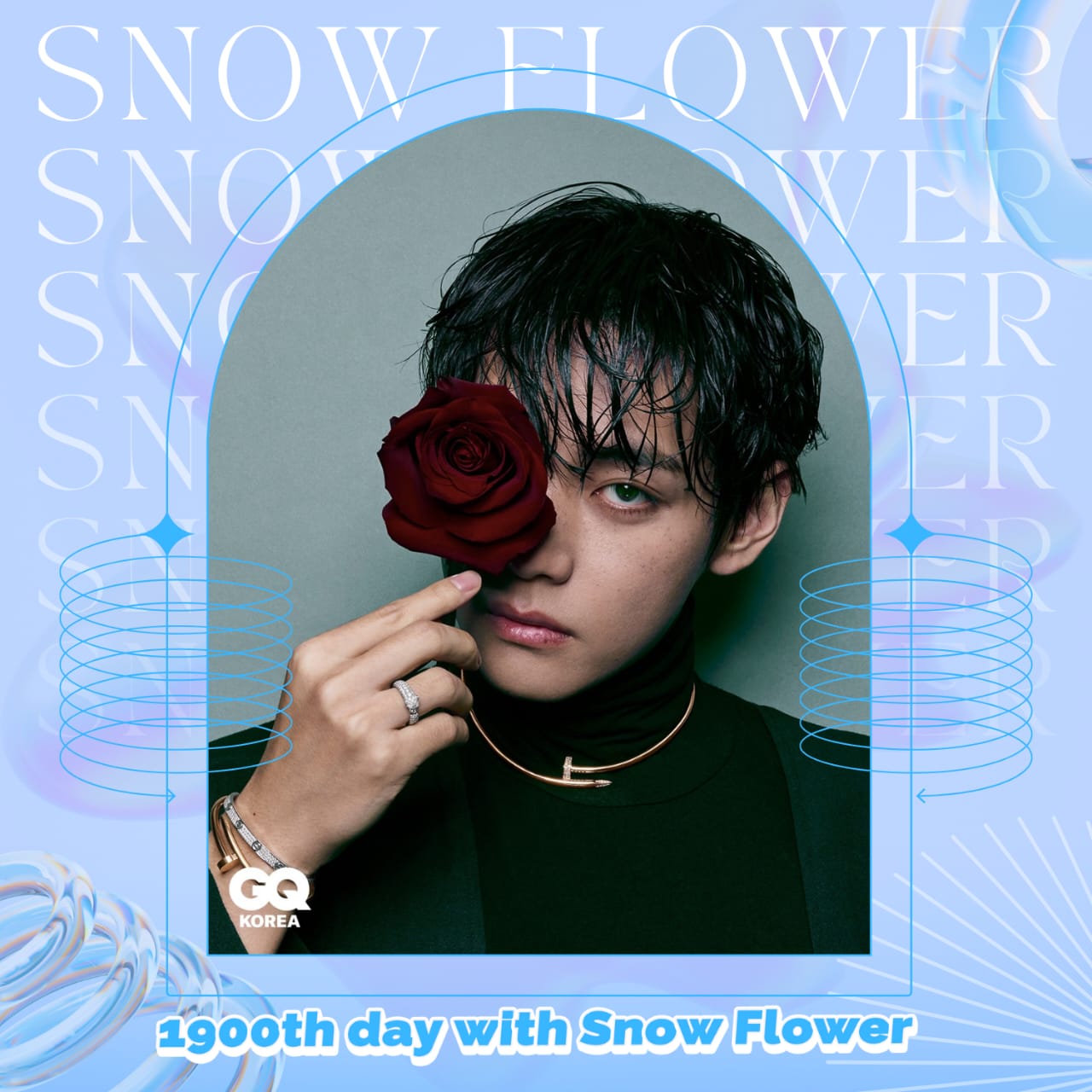 Recent activity shot of Kim Taehyung (V)