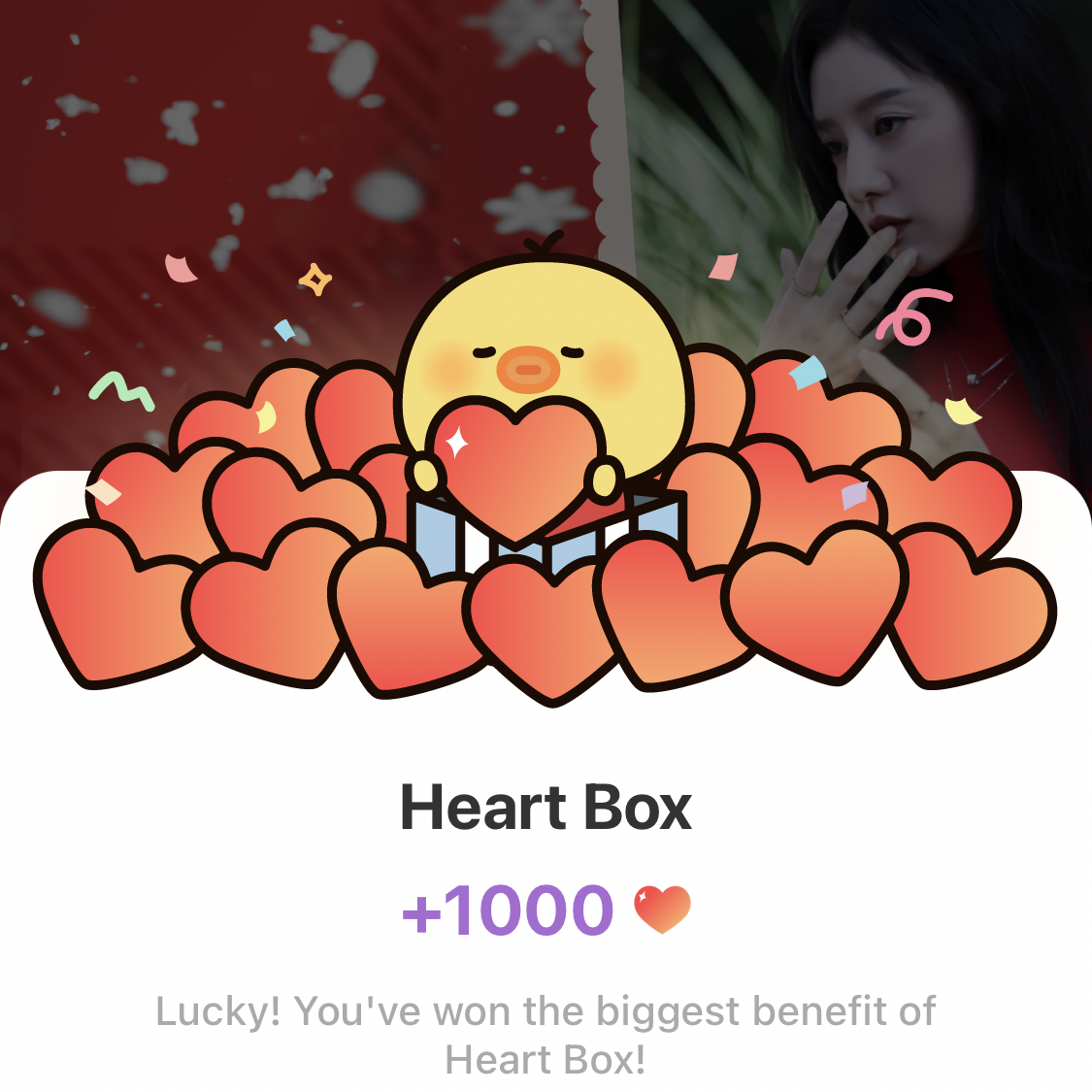 Behind-the-scenes cut of Kim Jiwon