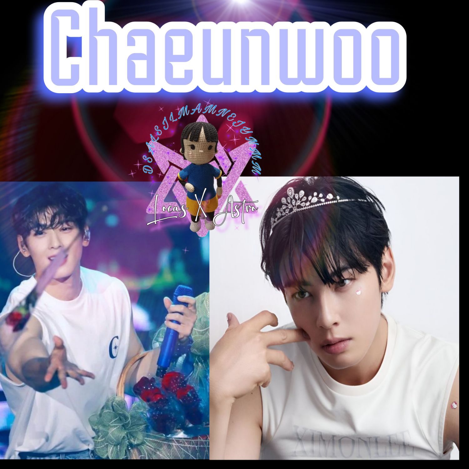 Behind-the-scenes cut of Cha Eunwoo