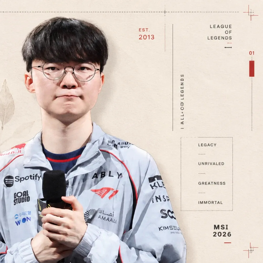 Behind-the-scenes cut of Faker