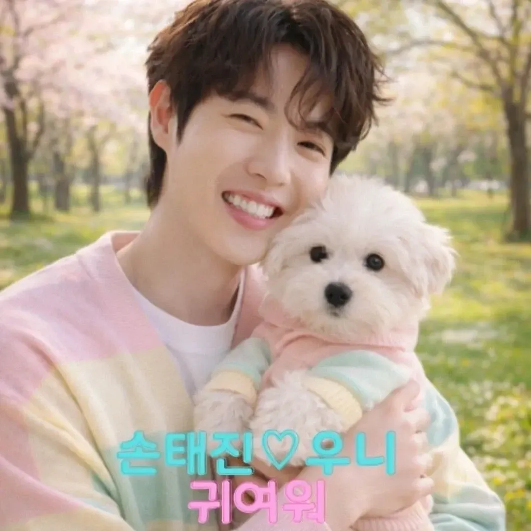 Behind-the-scenes cut of Son Taejin