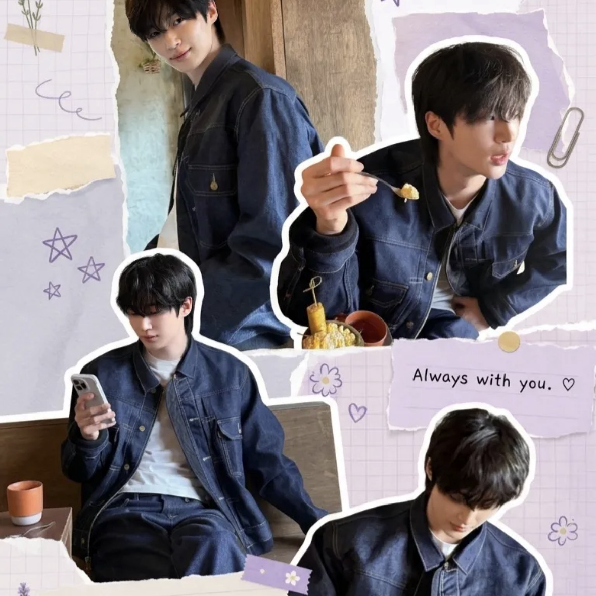 Behind-the-scenes cut of Byeon Wooseok