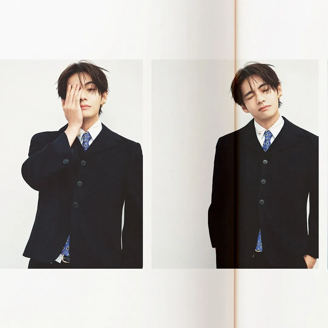 Recent activity shot of Kim Taehyung (V)
