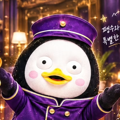 펭수의 비하인드 컷
