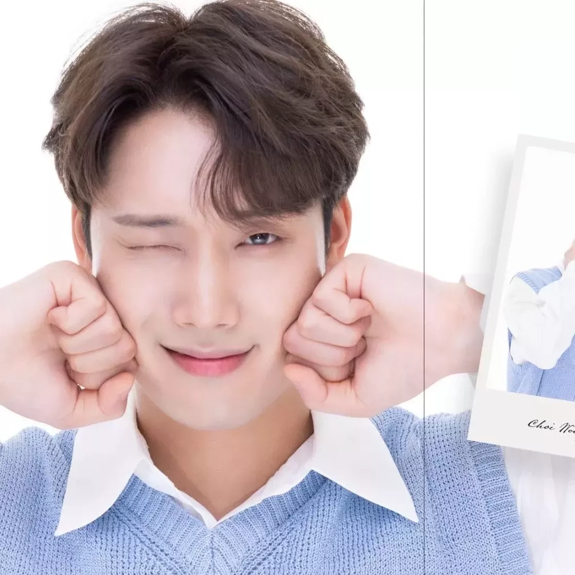 Behind-the-scenes cut of Choi Woojin