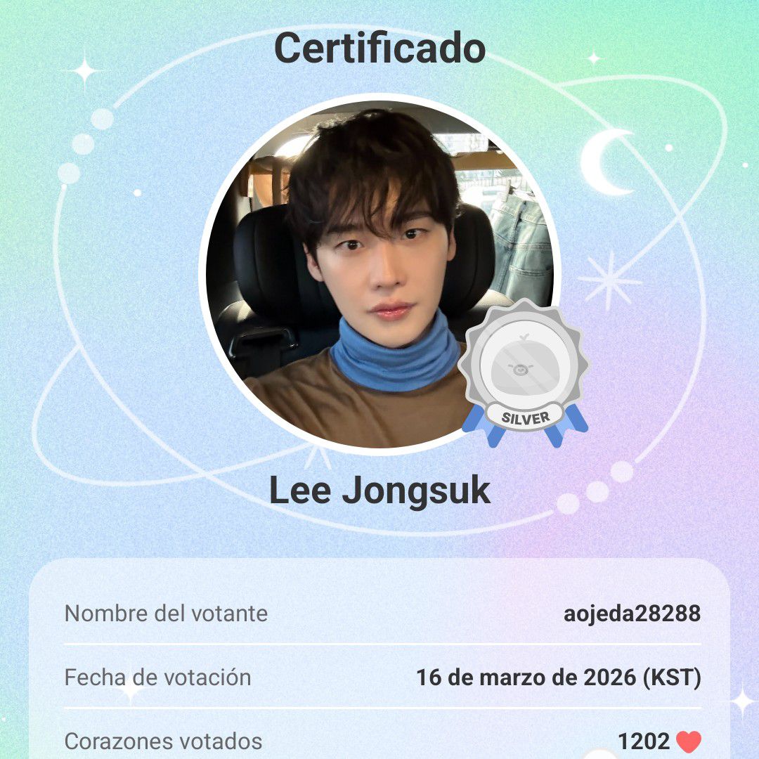 Recent activity shot of Lee Jongsuk