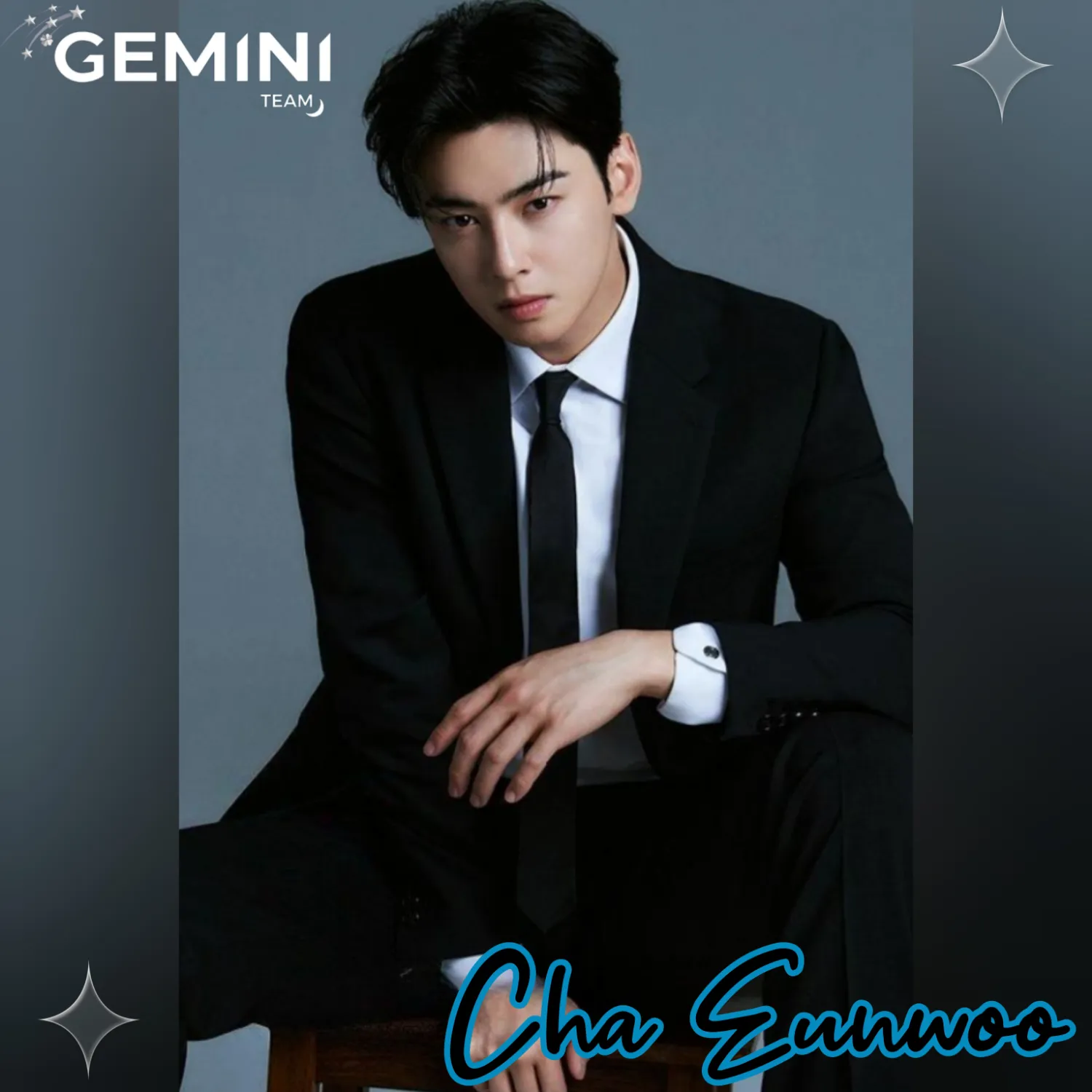Behind-the-scenes cut of Cha Eunwoo