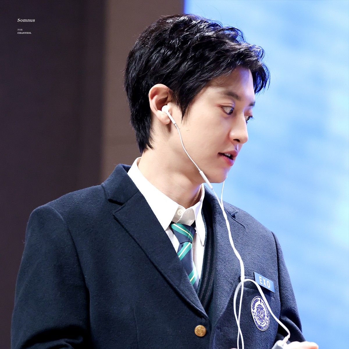 Recent activity shot of Chanyeol