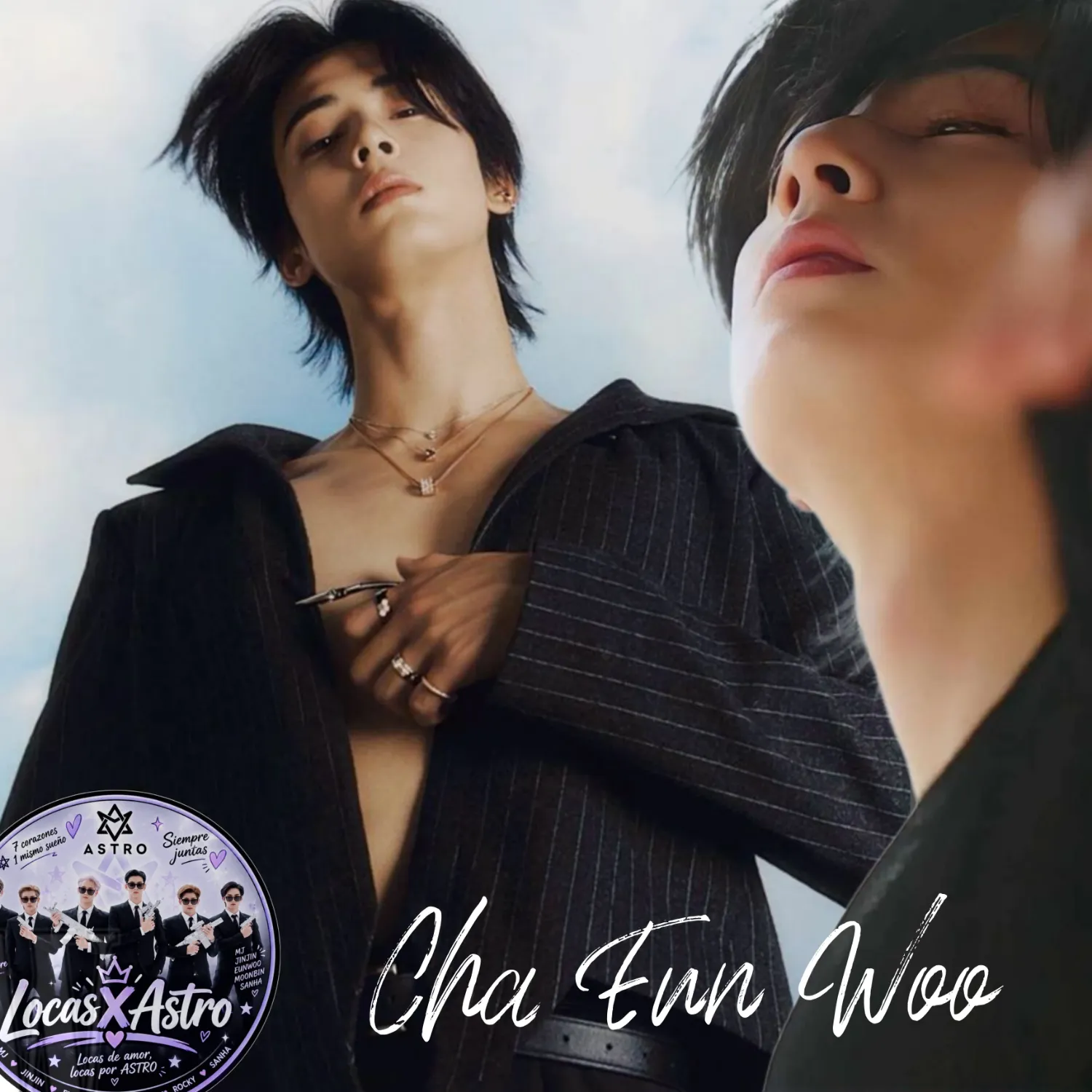 Recent activity shot of Cha Eunwoo