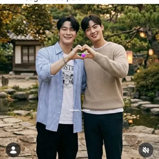A moment captured by a fan of Cha Eunwoo