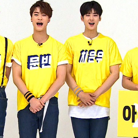 Behind-the-scenes cut of Cha Eunwoo