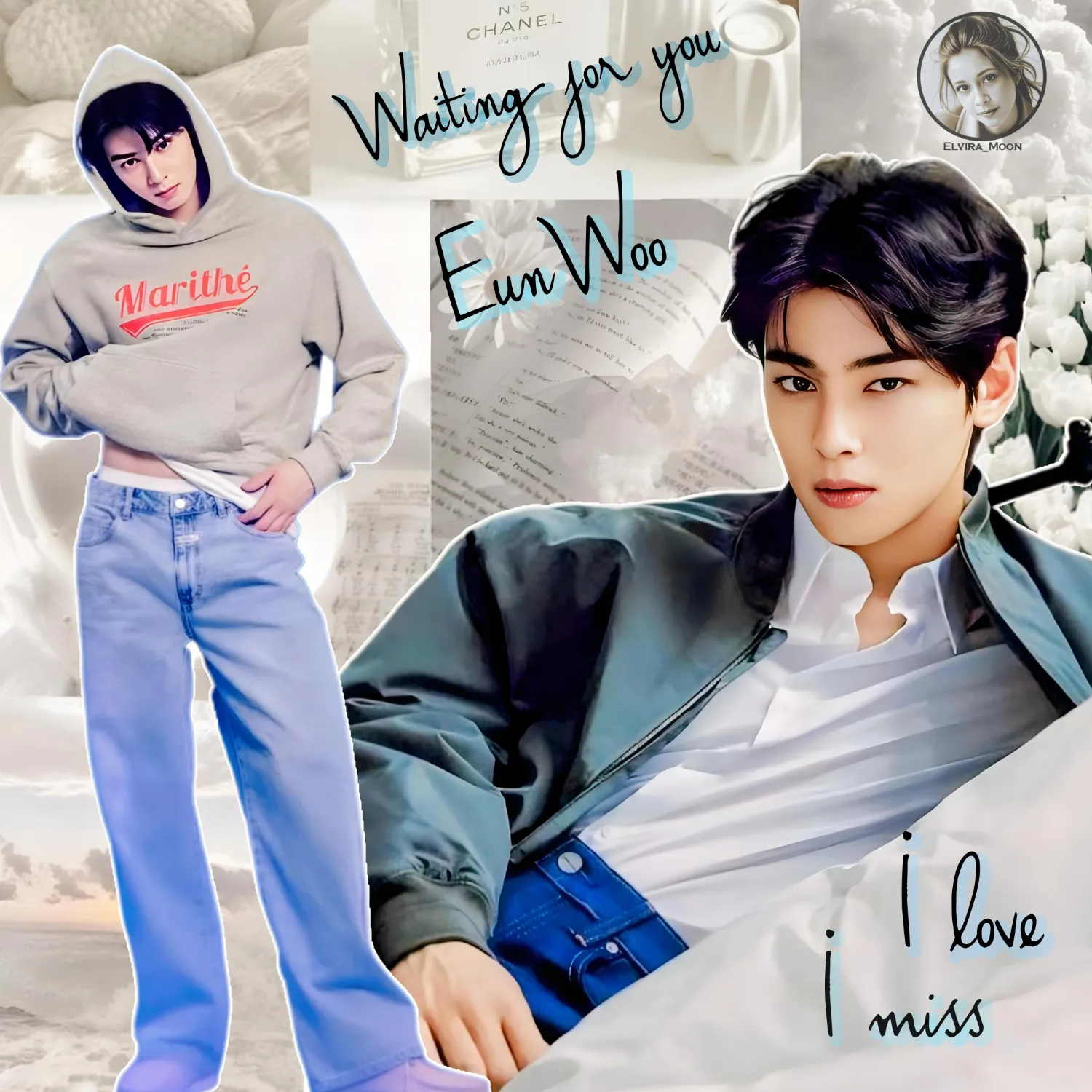 Behind-the-scenes cut of Cha Eunwoo