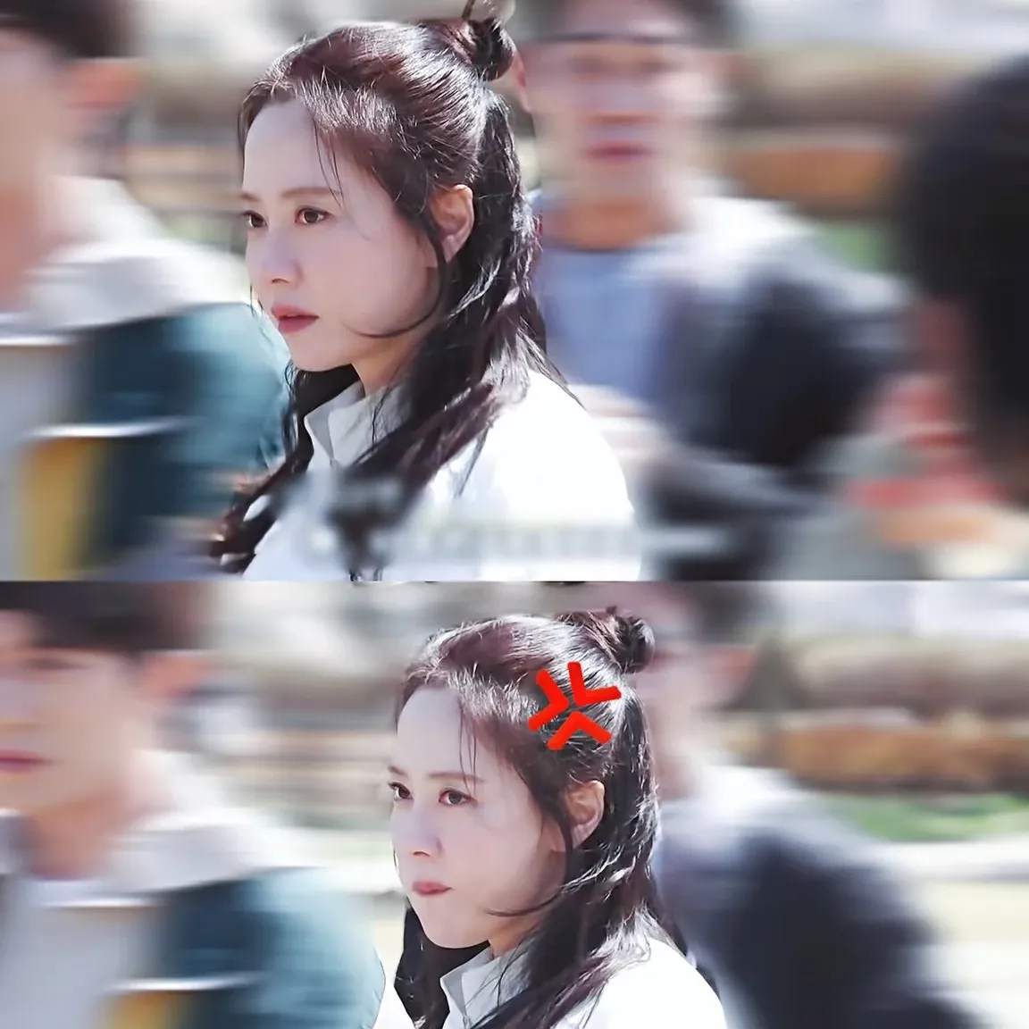 Momen yang diabadikan oleh penggemar Song Jihyo