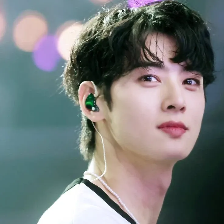 A moment captured by a fan of Cha Eunwoo
