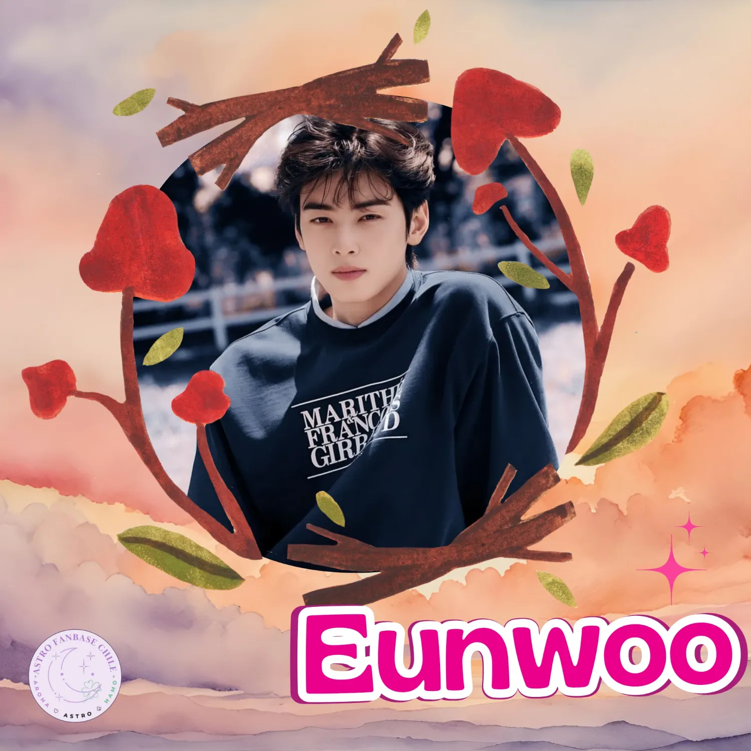 Behind-the-scenes cut of Cha Eunwoo