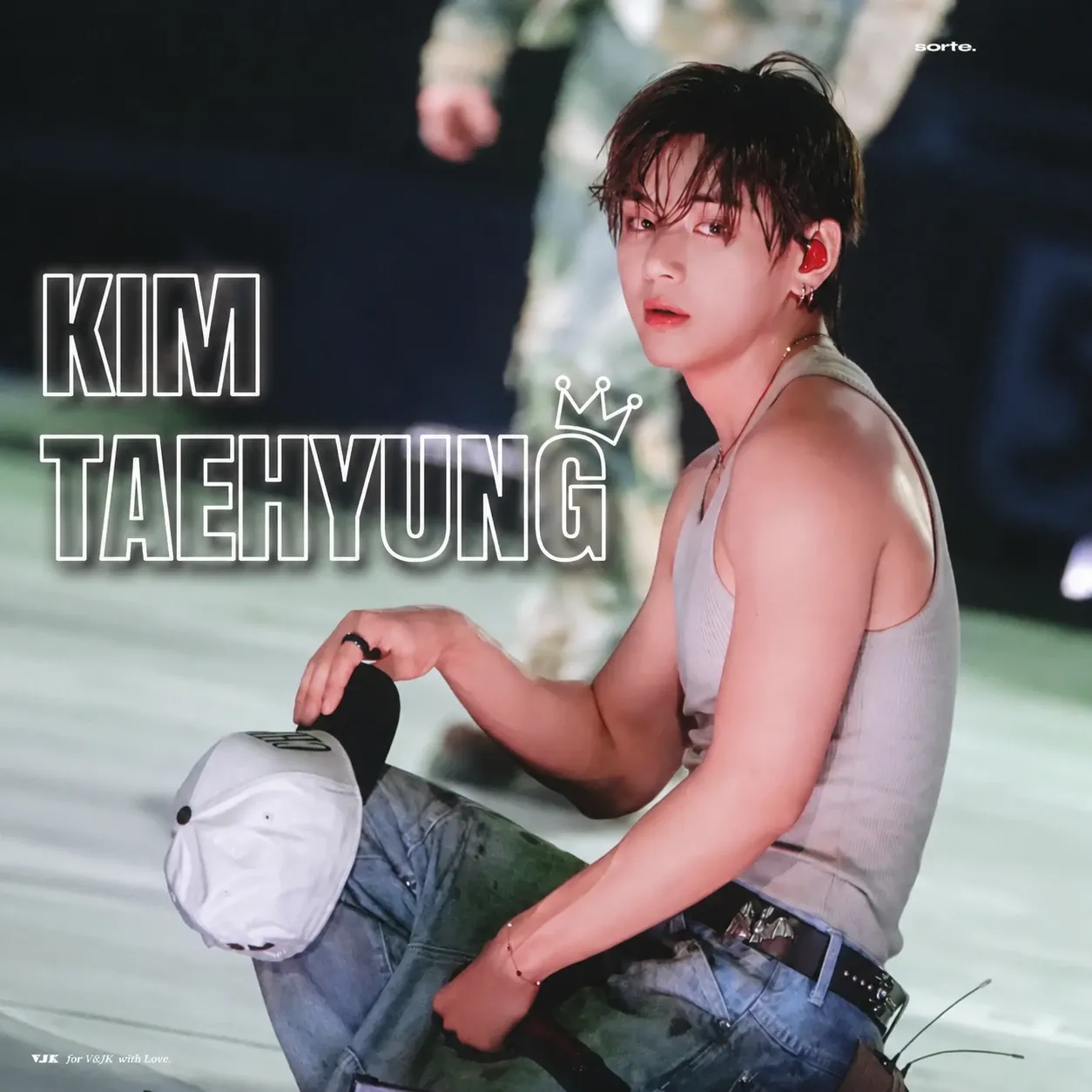 Recent activity shot of Kim Taehyung (V)