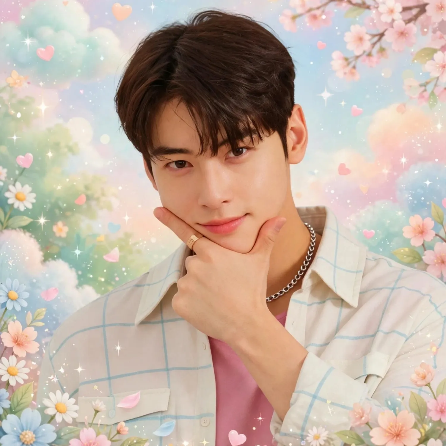 Behind-the-scenes cut of Cha Eunwoo