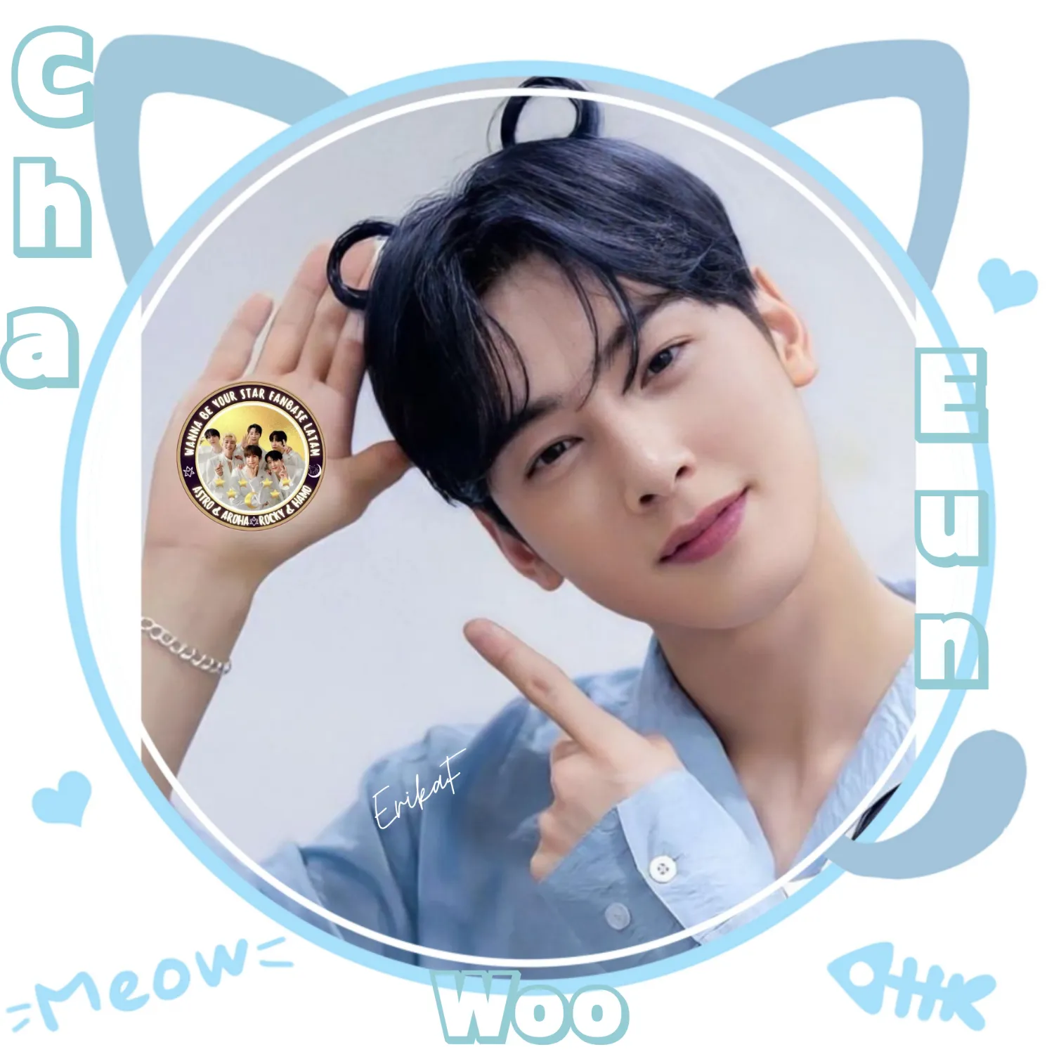 Recent activity shot of Cha Eunwoo