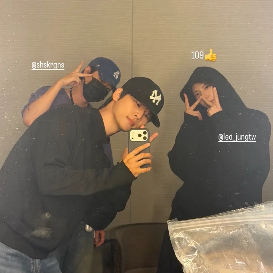 Recent activity shot of Cha Hakyeon (N)