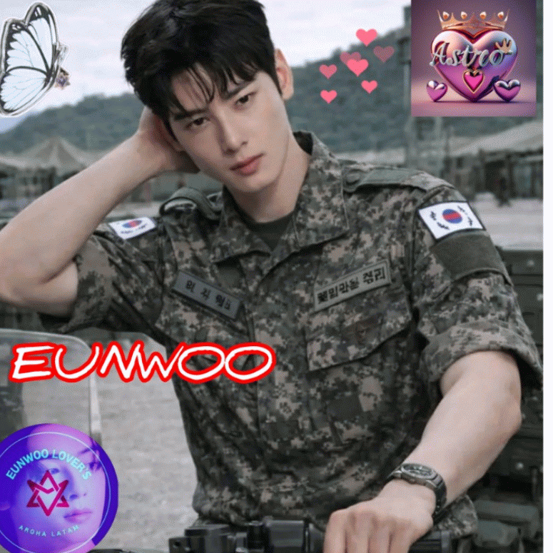 Behind-the-scenes cut of Cha Eunwoo