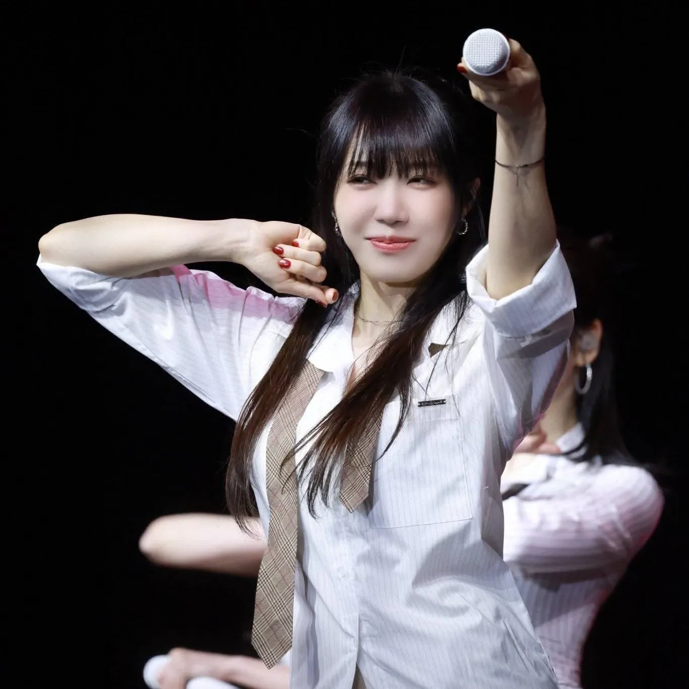 A moment captured by a fan of Jung Eunji