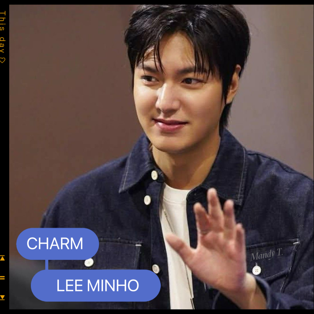Recent activity shot of Lee Minho