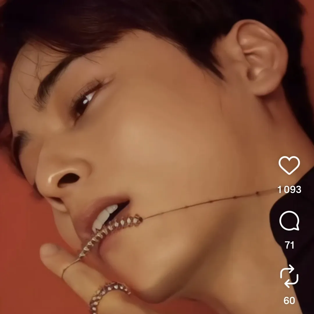 Behind-the-scenes cut of Cha Eunwoo