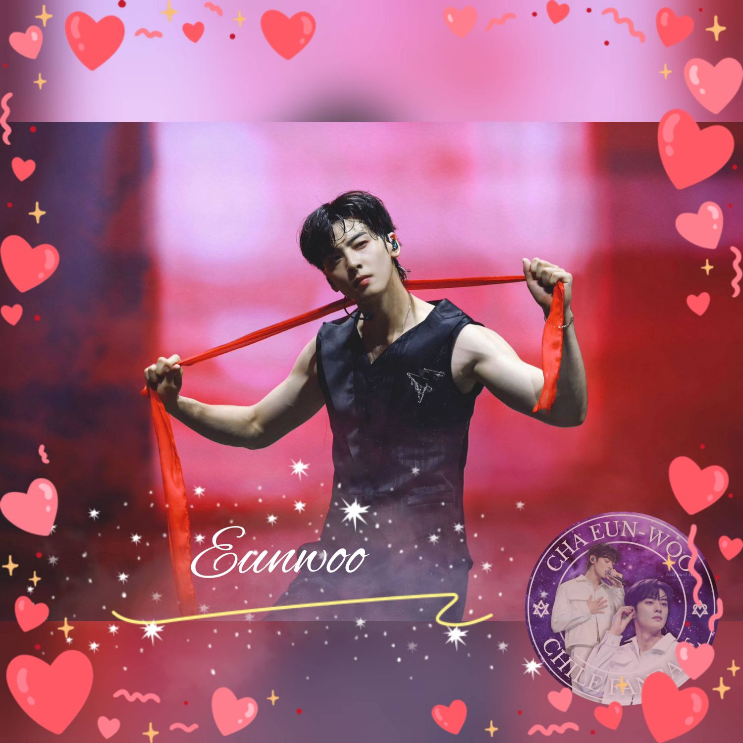 Cuplikan di balik layar dari Cha Eunwoo