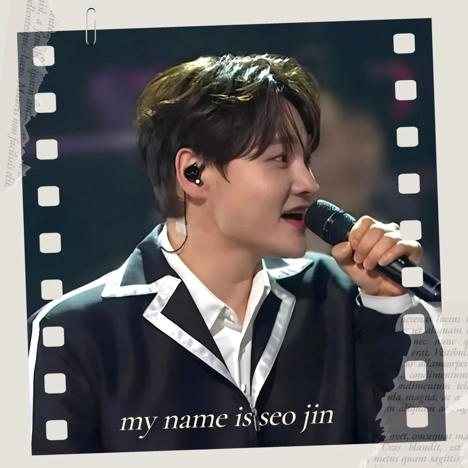 박서진의 비하인드 컷