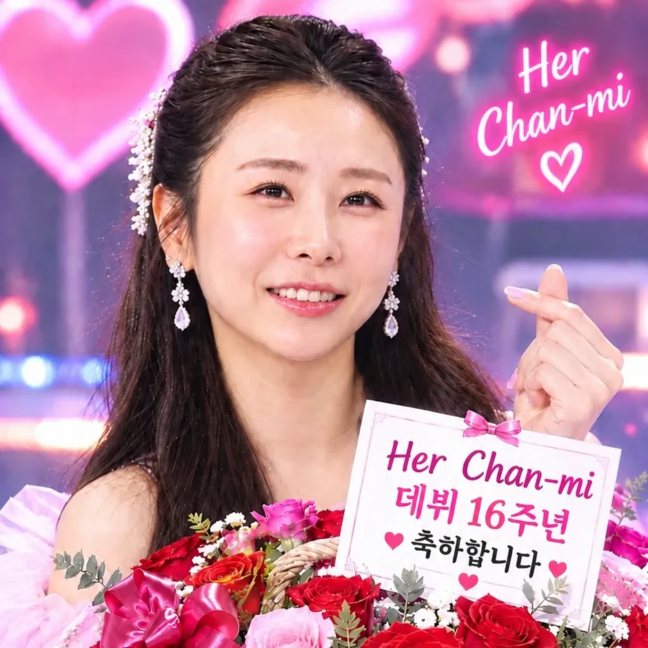 A moment captured by a fan of Huh Chanmi