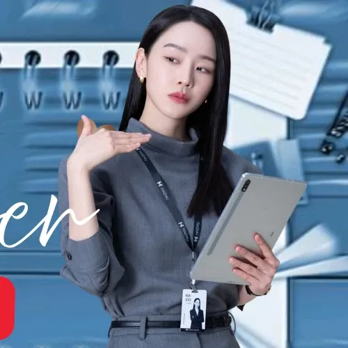 Behind-the-scenes cut of Shin Haesun