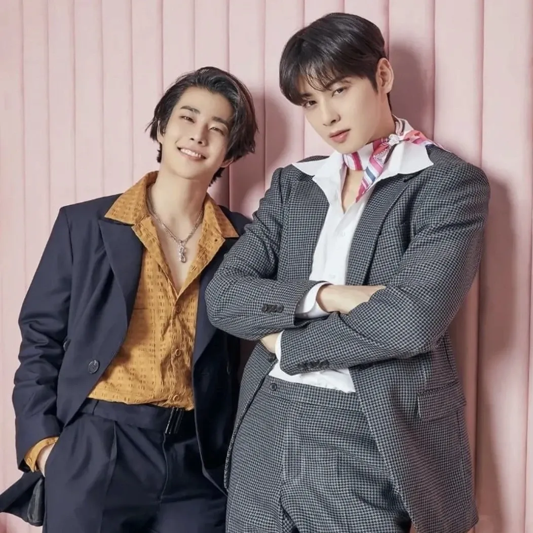 Behind-the-scenes cut of Cha Eunwoo