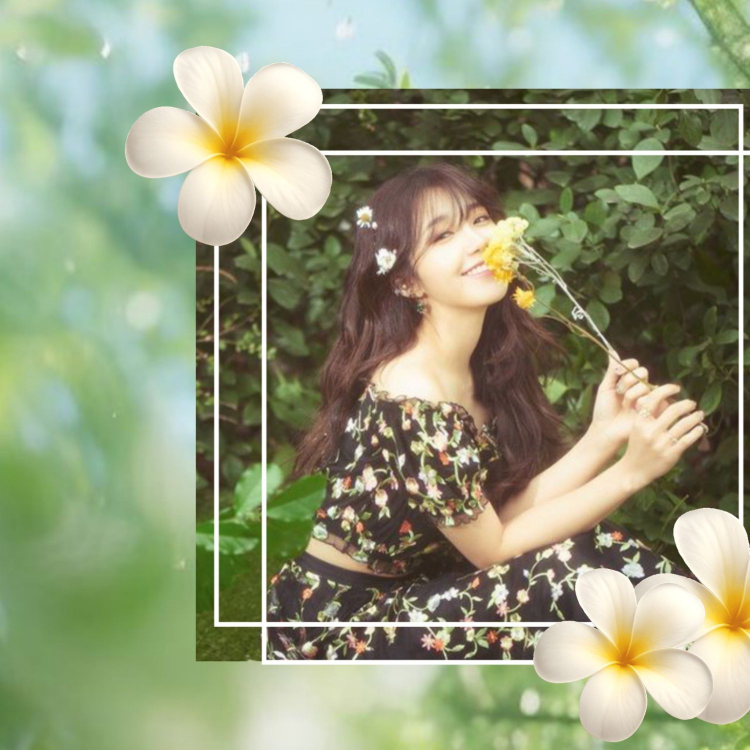 Behind-the-scenes cut of Jung Eunji