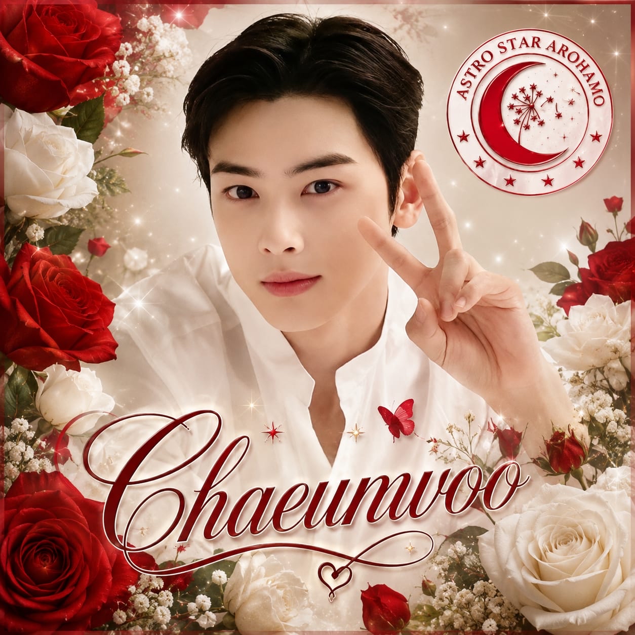 Behind-the-scenes cut of Cha Eunwoo