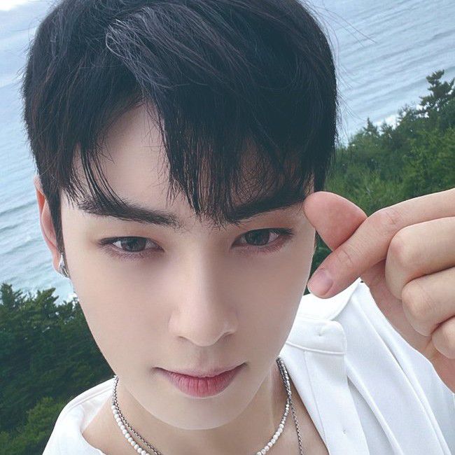 Behind-the-scenes cut of Cha Eunwoo