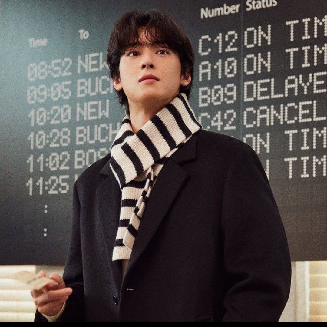 A moment captured by a fan of Cha Eunwoo